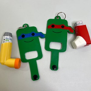 Asthma Inhaler Holder Keychain For Kids, Inhaler Keychain, Custom Inhaler, Birthday Gift For Him, Personalized Gift For Children, Practical