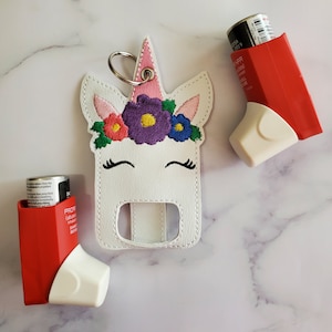 Asthma Inhaler Holder Keychain For Kids, Inhaler Keychain, Custom Inhaler, Birthday Gift For Him, Personalized Gift For Children, Practical