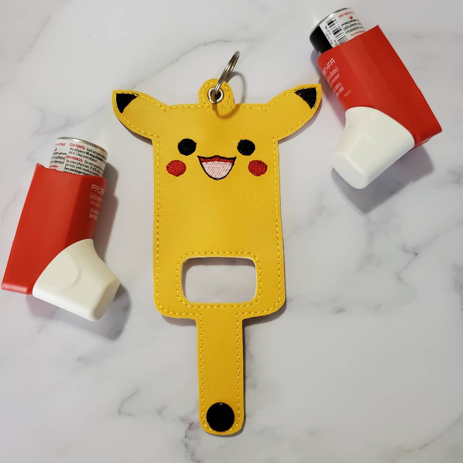 Asthma Inhaler Holder Keychain for Kids Inhaler Keychain Etsy