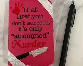 True Crime Mini Notebook Cover: Personlig fickdagbok