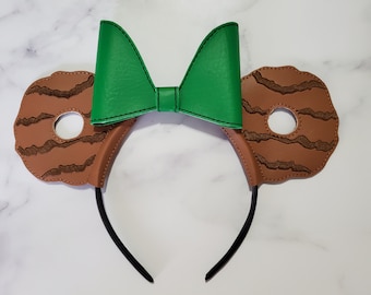 Girl Scout Ears, Girl Scout Headband, Girl Scout Cookie Ears, Minnie Ears, Inspired Ears, Mouse Ears Headband, Disneyworld Ears