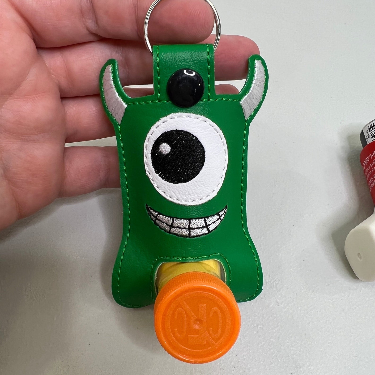 Monster Asthma Inhaler Keychain Holder: Personalized Kids Gift - Etsy