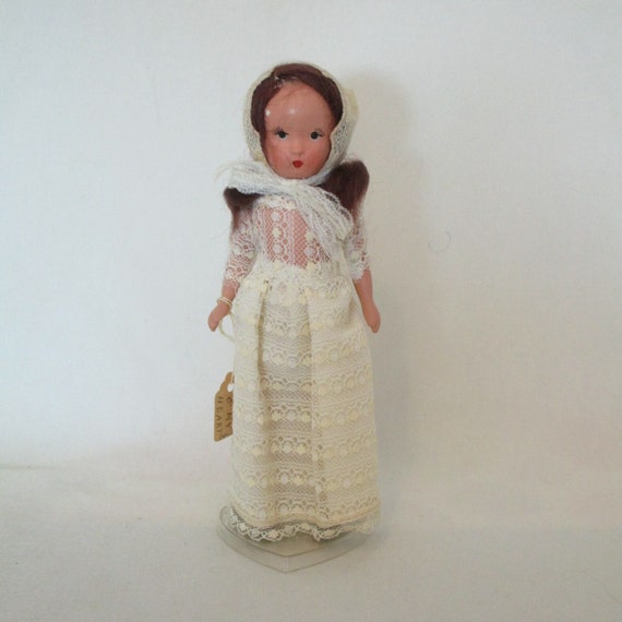 * antique doll ୨୧ .·*° .·*° アンティーク ペグドール Vintage, Peg of My Heart Doll, 7 Inch Bisque Doll, 1934 - Etsy