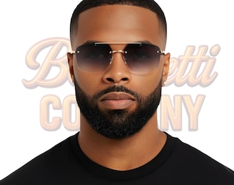 Chicago Aviator Sunglasses Classic Unisex Stainless Steel UV Protection Shades BeePrettiCo