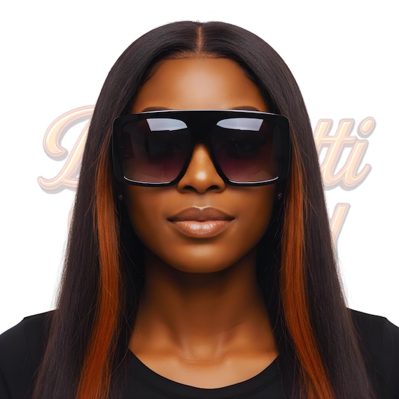 Versatile Oversized Sunglasses Unisex Square Frame UV Protection Fashion Shades BeePrettiCo