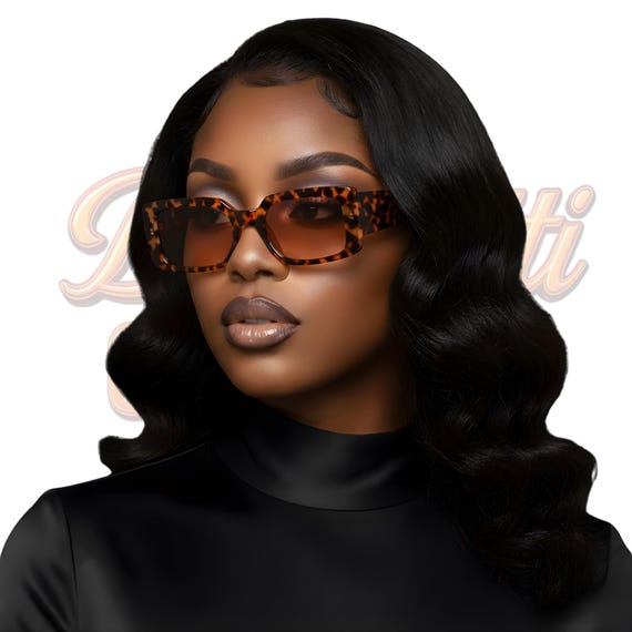 Aura Rectangle Sunglasses Unisex Minimalist Everyday UV Protection Shades BeePrettiCo