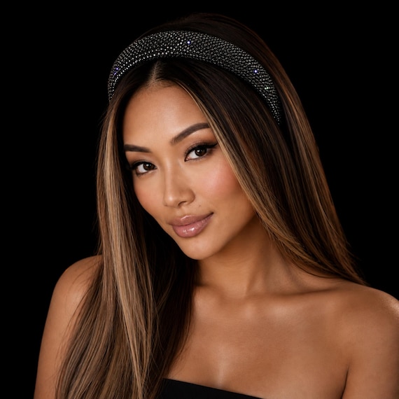 Luxe Sparkle Headbands | Padded Rhinestone Statement Hair Accessories for Women