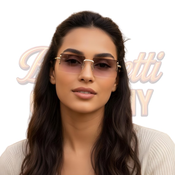 Raybeams Rectangular Sunglasses Unisex Slim UV Protection Shades BeePrettiCo