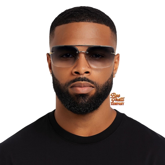 Chicago Aviator Sunglasses Classic Unisex Stainless Steel UV Protection Shades BeePrettiCo