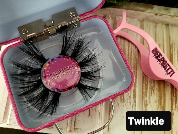 Lash Me | 3D Voluminous Mink Lashes by BeePrettiCo | Reusable Up to 25 Times | Everyday Natural Glam Look | Soft Lightweight Dramatic Eyes