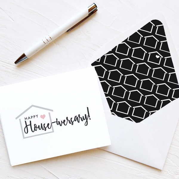 Happy Housiversary | Home Anniversary | Real Estate | Realtor Cards Sets of 10 | SHELL Collection