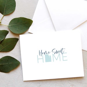 Utah Home Sweet Home Card Set of 10 - Utah Realtor | Designer | Real Estate - Geo Collection - Blues