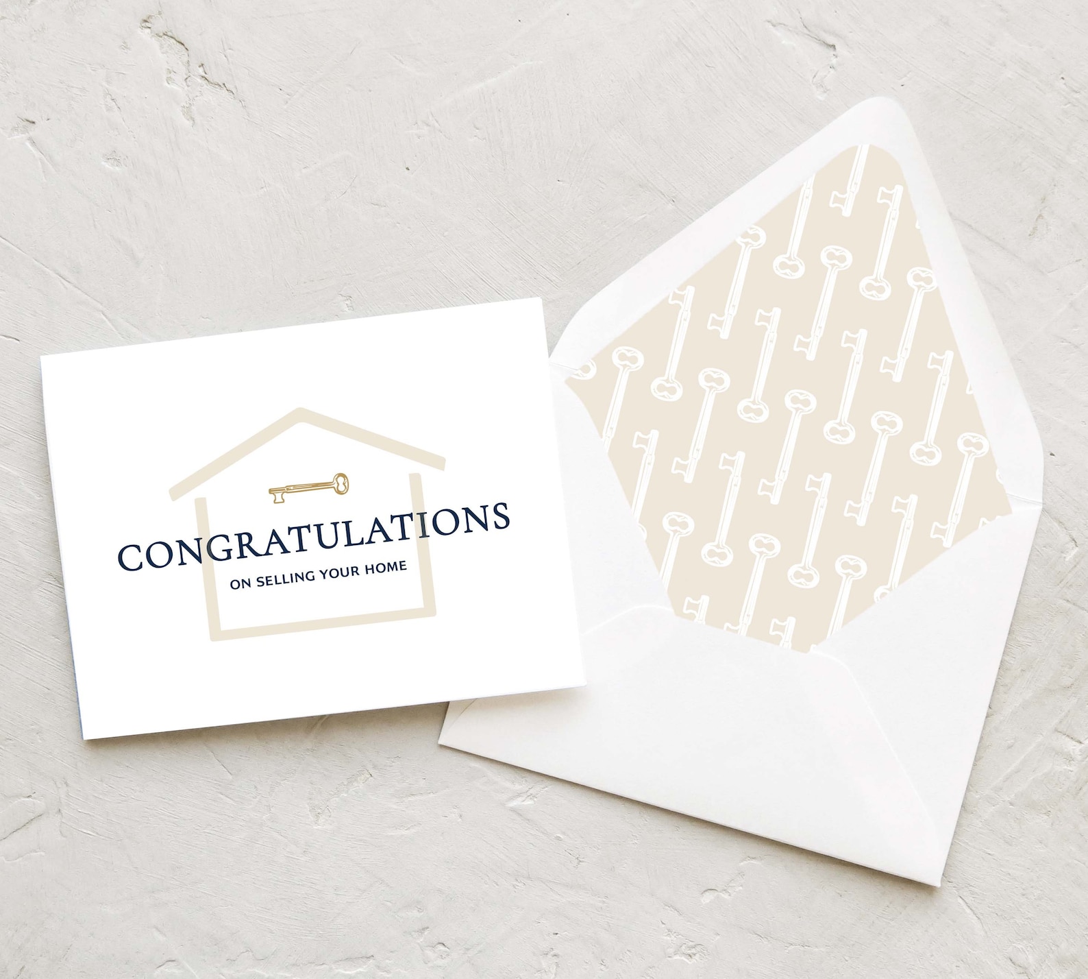 Real Estate Agent Cards Congratulations on Selling Your Home | Etsy