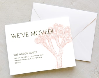 Joshua Tree Moving Announcements - Change of Address Cards