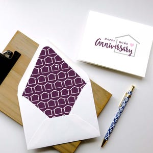 Happy Home Anniversary - Realtor Greeting Card (Set of 10) - DIDOT Collection