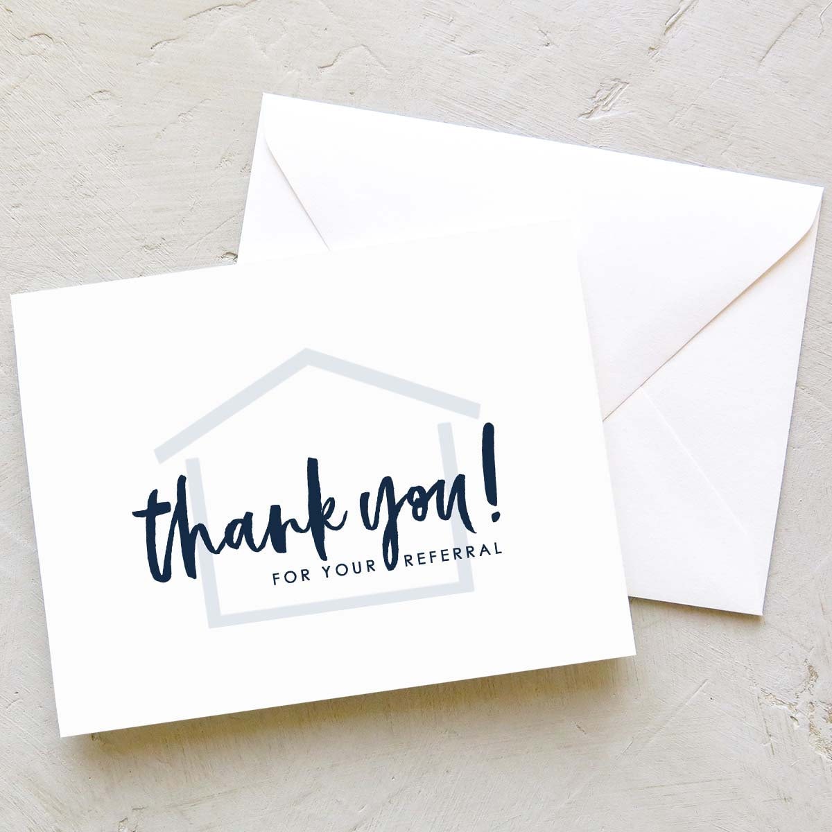 Real Estate Agent Referral Thank You Cards Realtor Note Etsy