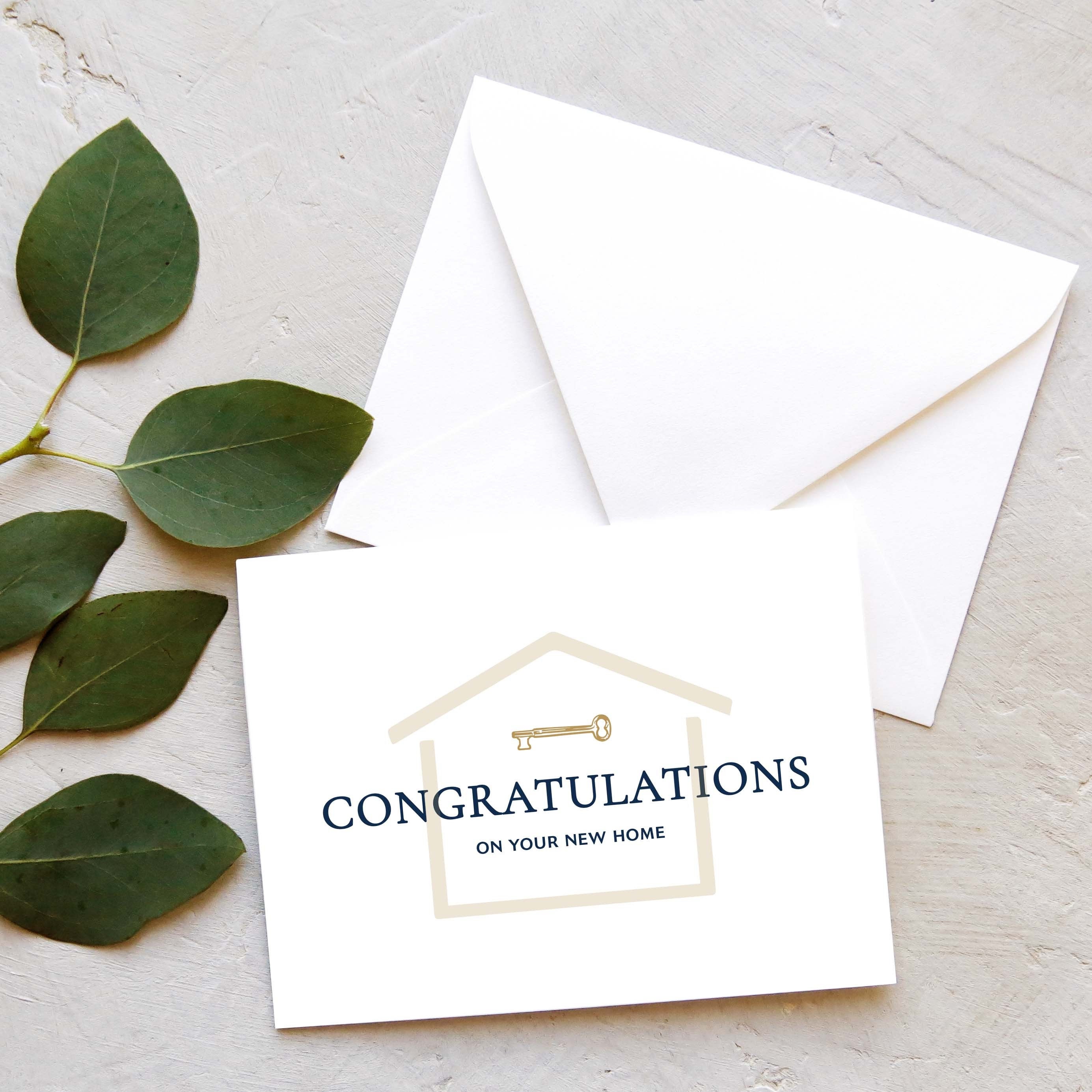 Real Estate Agent Cards Congratulations on Your New Home - Etsy