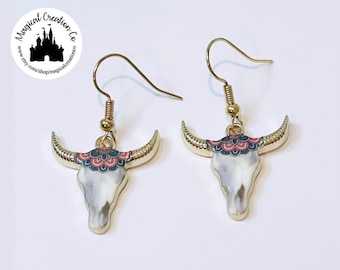 Western Cow Earrings