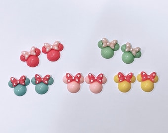 Pastel Mouse Earrings