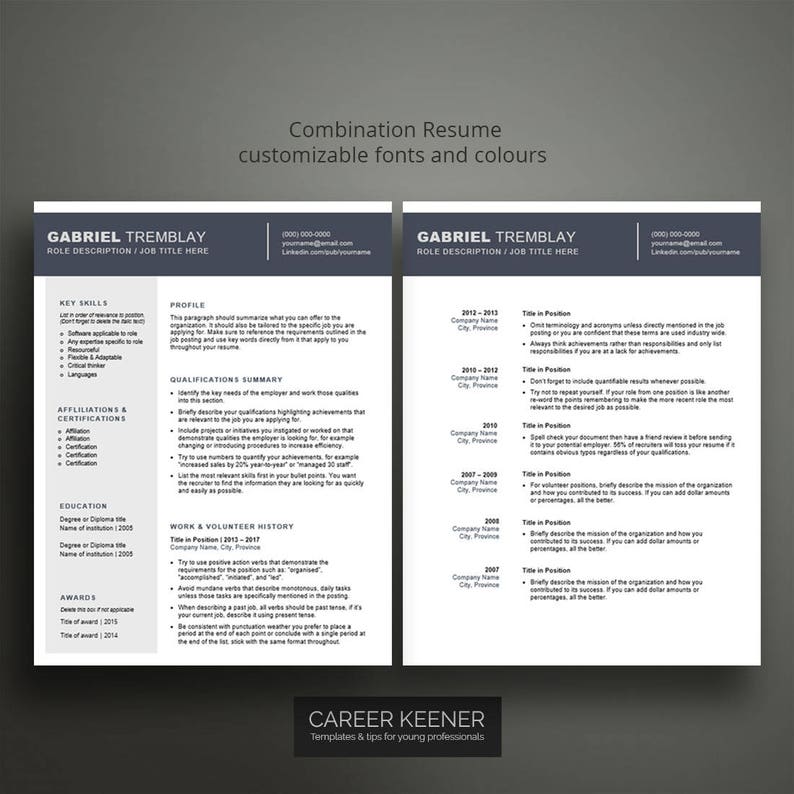etsy resume templates etsy resume templates