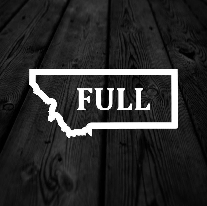 Montana Full Decal Full State Decal Idaho Decal Car Etsy