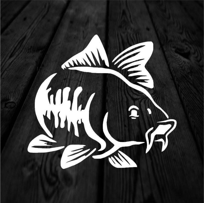 Carp Fish Decal Fishing Lover Decal Sticker Iconic Freshwater