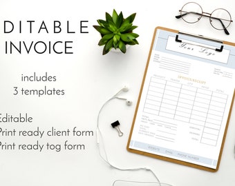 Fotógrafo a cliente factura para cliente, editable, pdf y jpg