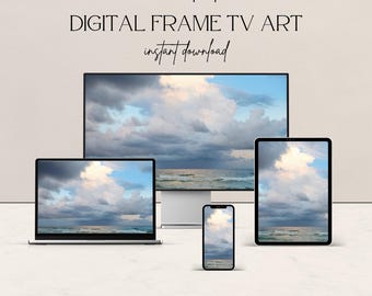 Impresión fotográfica de playa de Florida - Arte mural oceánico (descarga digital)