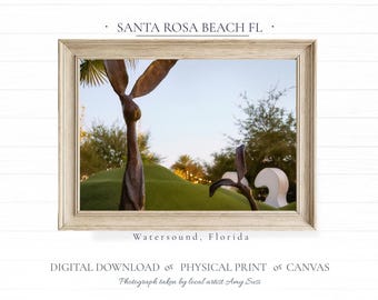 Alys Beach in Santa Rosa Beach, Fl . Wall Art. Photograph Print . Digital File