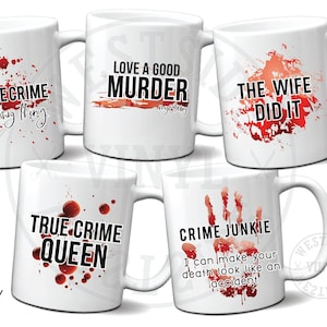 true crime mug bundle - sublimation true crime - sublimation files mugs - sublimation mugs - funny mugs - murder mugs - crime png
