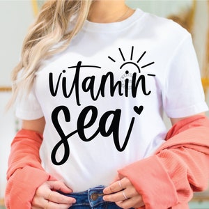 vitamin sea svg file cricut - novelty svg - svg downloads - beach svg - beach shirt files - surfie svg - waves svg - beach svg summer