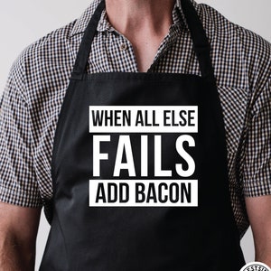 BACON SVG File - svg Files - svg quotes - digital downloads - all else fails add bacon - bacon lover svg - bacon files svg for aprons