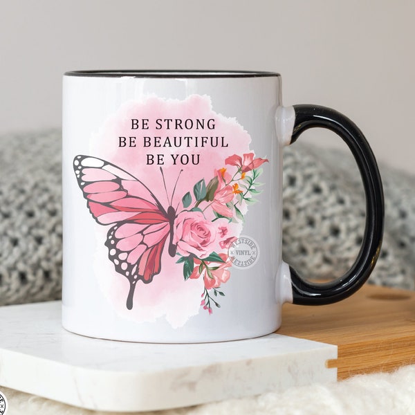 sublimation files for mugs - sublimation designs for printing designs for shirts - butterfly design - inspirational quote - sublimation mugs