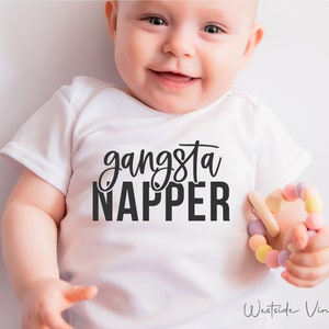 gangsta napper svg - svg cut files baby - nieuwigheid svg - svg downloads - baby svg - klaar om af te drukken en te knippen - cricut svg - gangsta napper