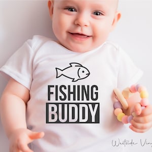 Archivo FISHING BUDDY SVG - SVG archivos - SVG - Baby SVG - SVG Descargas - Listo para imprimir y cortar - Cute SVG - New Baby SVG - Baby Wild SVG