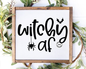 witchy af svg - spiritual svg - svg files - digital download - novelty svg file - digital download - witchy svg - moonchild - witch svg