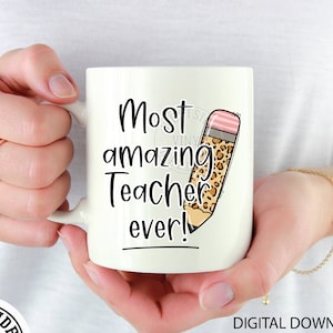 Teacher coffee mug - sublimation download teacher - png downloads - best teacher - mug files - teacher downloads - best teacher sublimation