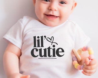 LIL CUTIE File - svg files - svg - baby svg - svg downloads - ready to print and cut - cutie svg - new baby svg