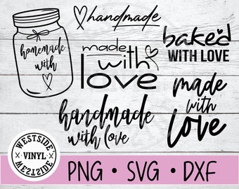 Download Handmade With Love Svg Etsy