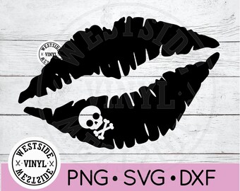 Download Skull Lips Svg Etsy