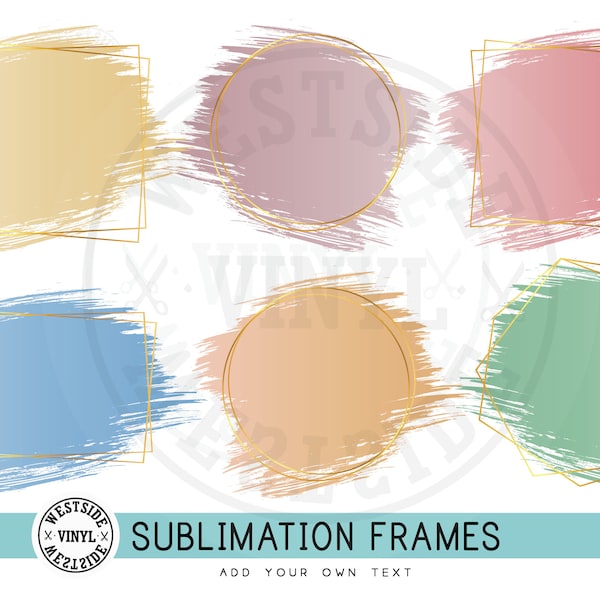sublimation frames - sublimation templates - watercolour sublimation - watercolour frames - sublimation bundles for commercial use