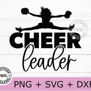 Cheer Leopard SVG-Datei für Shirts - Schneidedateien - svg svg - Cheer Squad
