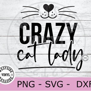 loca de los gatos svg - archivos svg - gatos svg - descarga digital - no te estreses, archivo svg de gato meowt - gato svg - gatos - gato gracioso svg - señora de los gatos