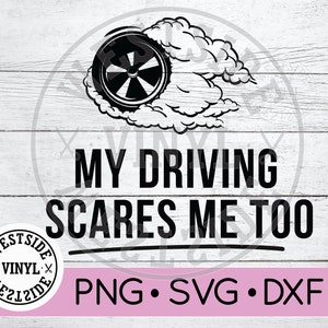 DRIVING SVG - svg files - svg decal - funny svg car - svg downloads -  svg novelty - cricut svg - funny svg files - car decal svg