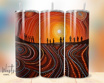 Projekt kubka, czas marzeń, sztuka - Australijskie kubki - Opakowania na kubki 20 uncji - wzory kubków, tylko wydruk sublimacyjny, plik png