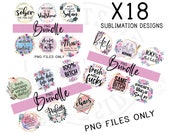 PNG BUNDLE X18 - sublimation designs - png file - watercolour png file - mug files - sublimation file - sublimation printing png - swear png