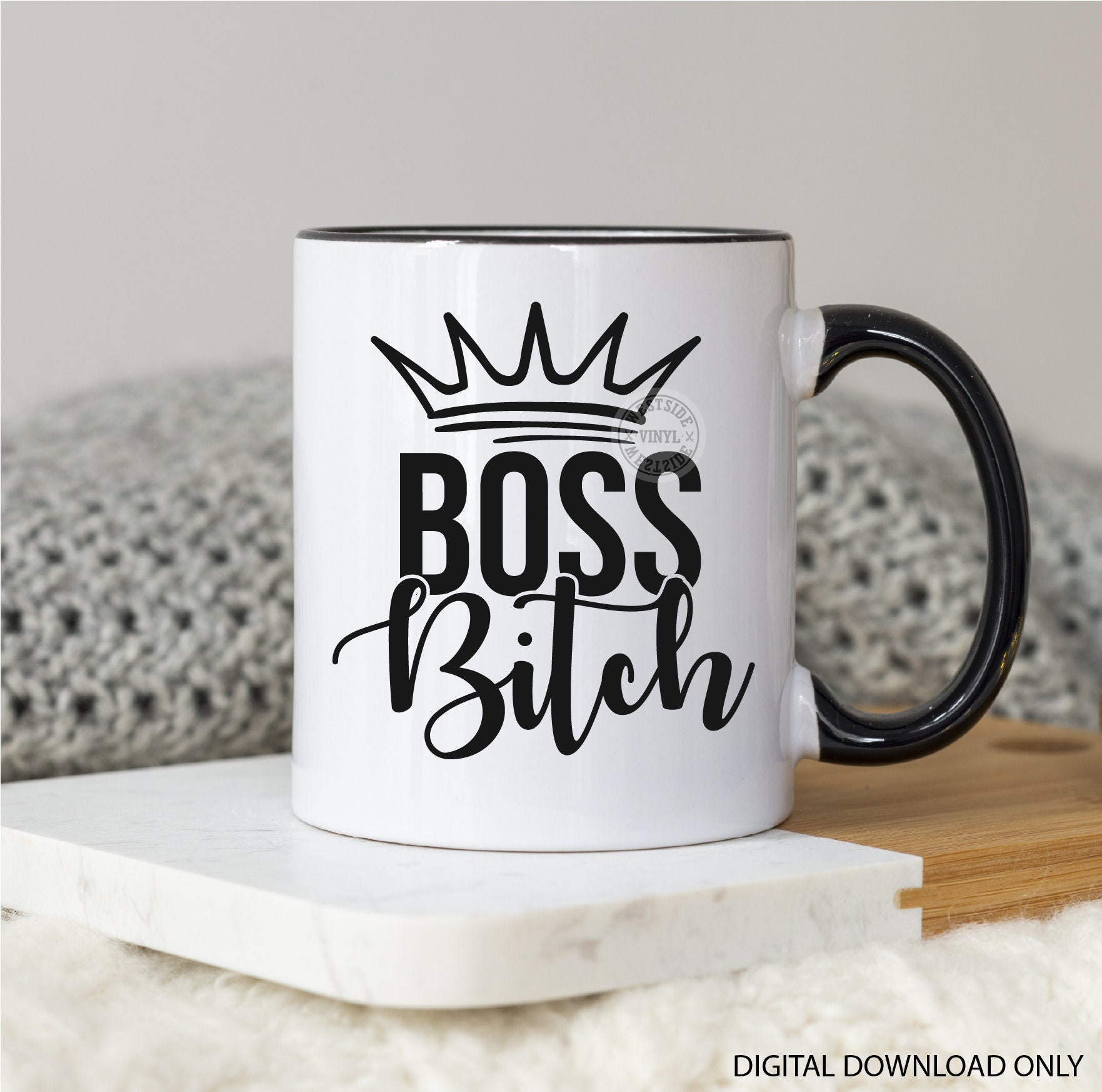 Boss Bitch Digital Download. I'm a Bitch, I'm a Boss and I Shine Like Gloss  SVG Digital Download. Boss Bitch SVG. PNG Printable.