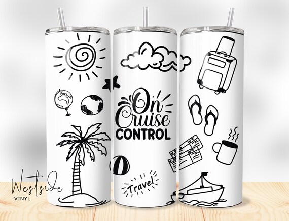 cruise holiday tumbler wrap - cruise ship files - cruising design for tumblers - 20oz tumblers templates designs - sublimation files