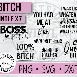 BITCH SVG BUNDLE  - svg files - svg - bitch svg - svg downloads - bitch svg download