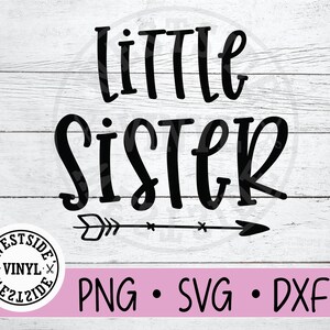 KLEINE SCHWESTER SVG-Dateien -Svg -schwester svg-digitale Downloads-kleine Schwester
